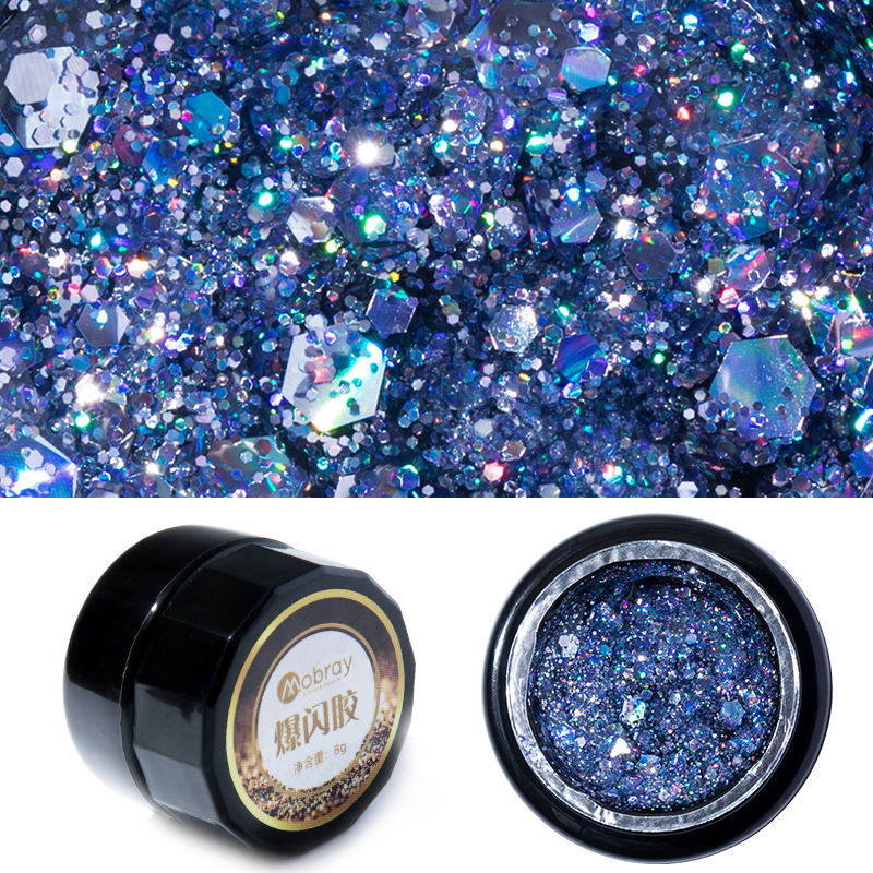 2021 New Nail Art Gel Polish Platinum Diamond Series Glitter Gel