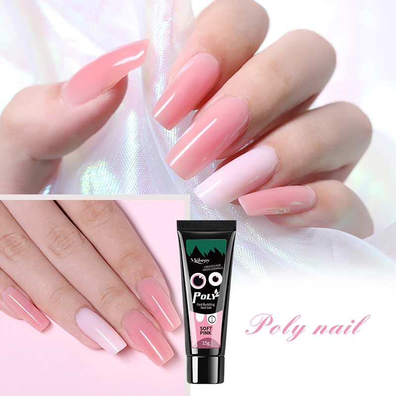 Free Sample Wholesale Oem Private Label High Quality 15g Poly Gel Nail