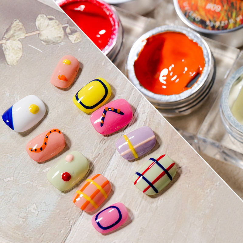 12 Colors Nail Art Painting Gel Polish with Low Price