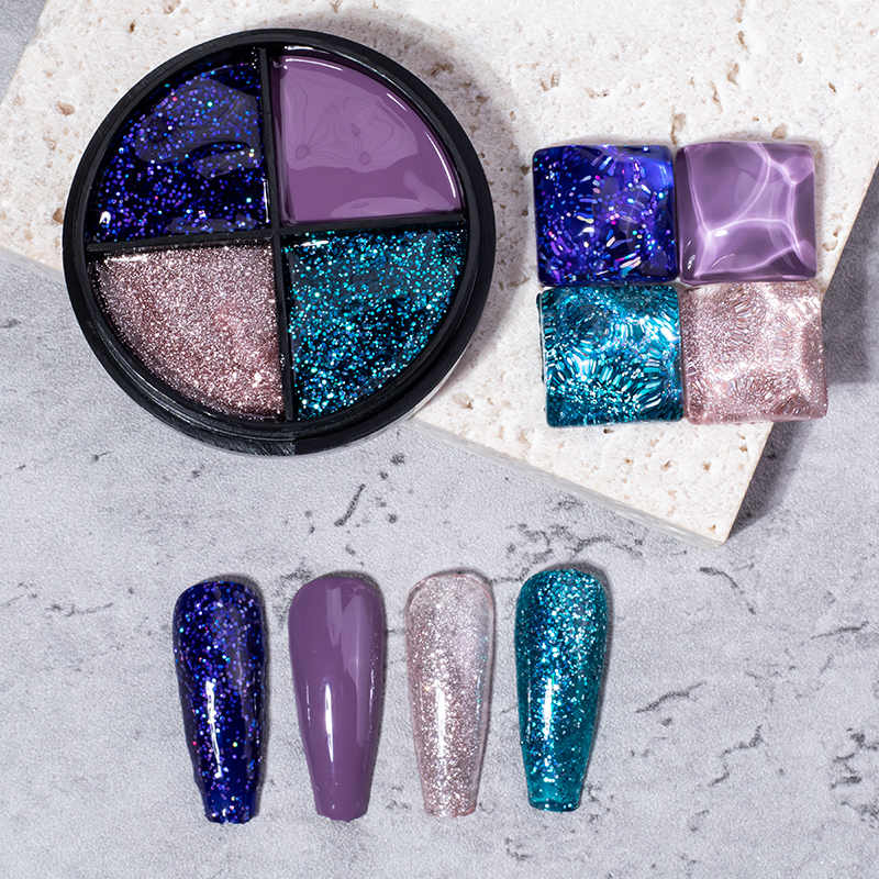 Free Sample 4 in 1 New Solid Pudding Cream Gel Polish Factory Price