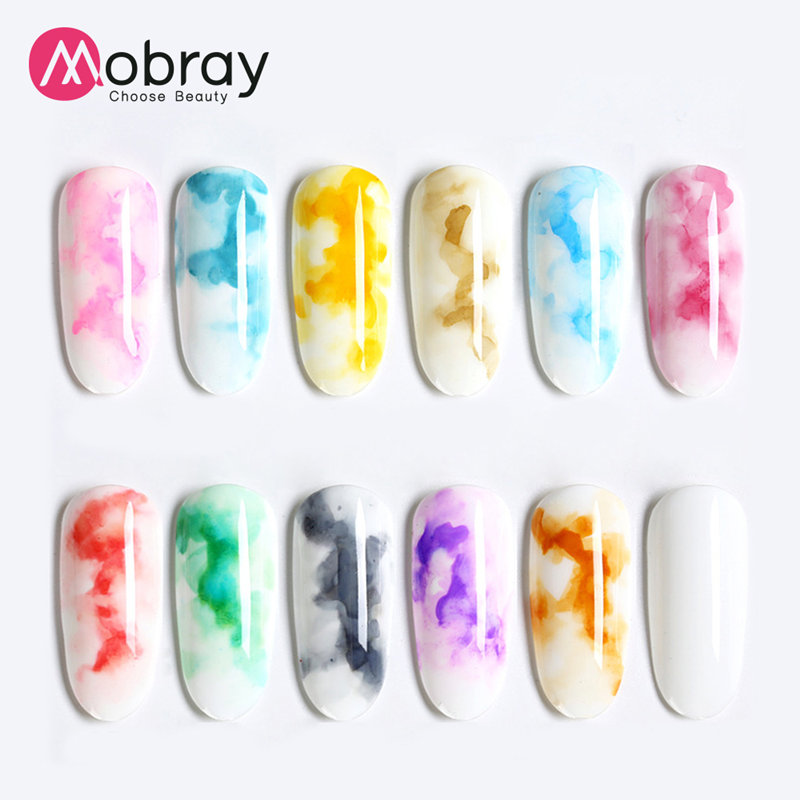 Mobray New Function Gel Blooming Gel Polish Spread Marble Effect Free Sample
