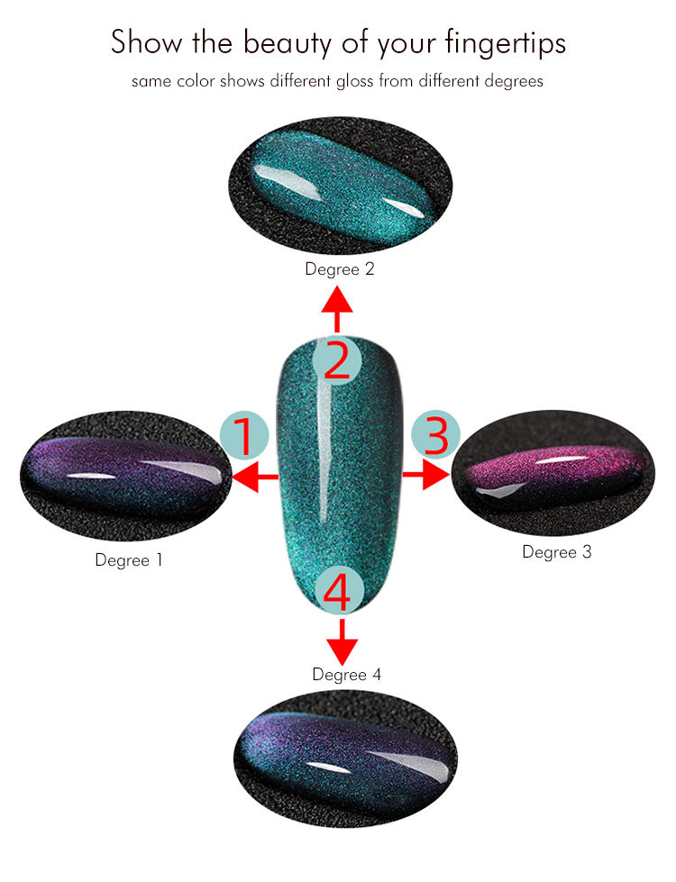 Customized Label New 5D Cat Eyes Gel Polish Kilo Bottle Wholesale